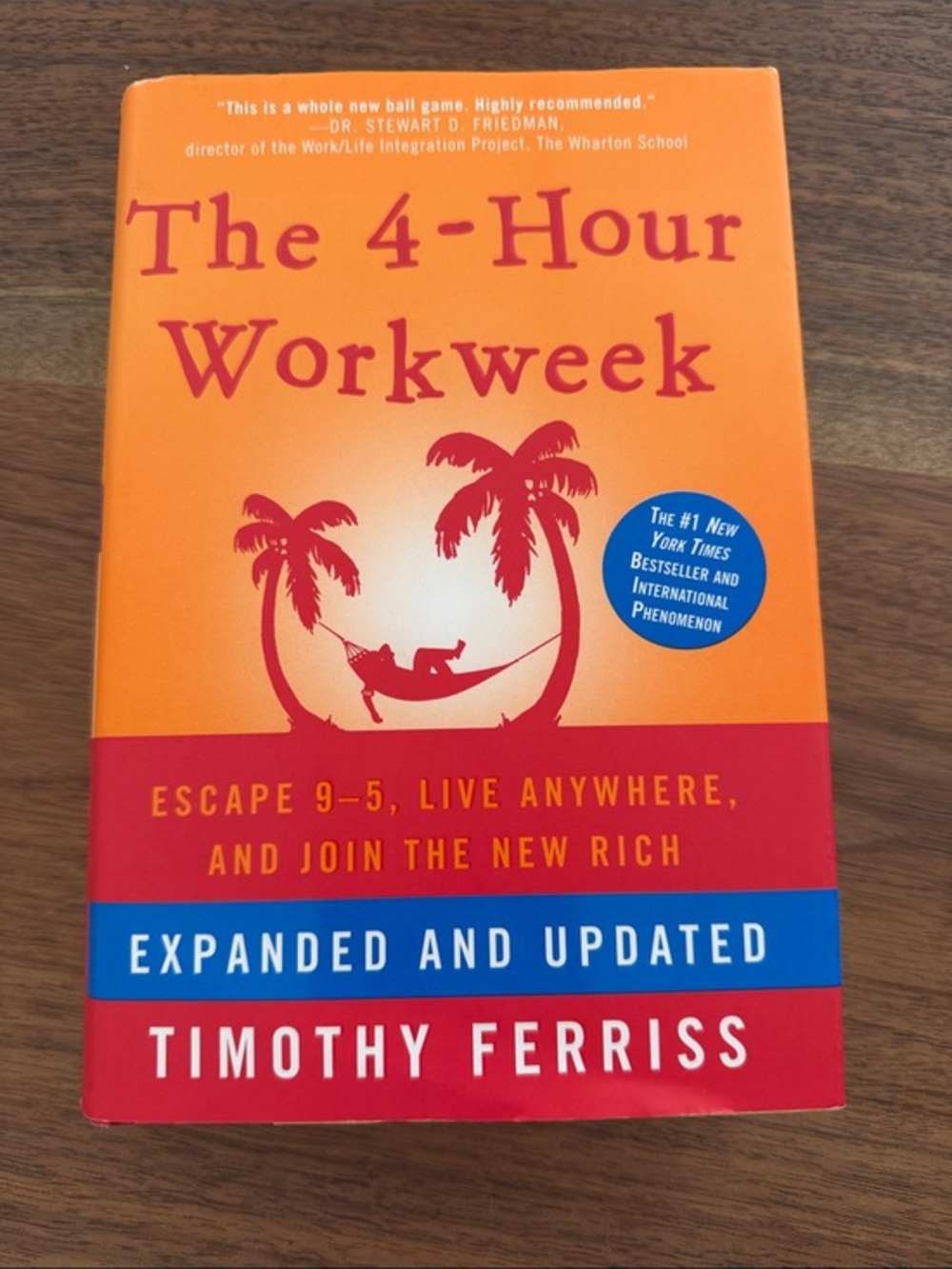 The 4-Hour Workweek by Timothy Ferriss - Orange/Red Cover